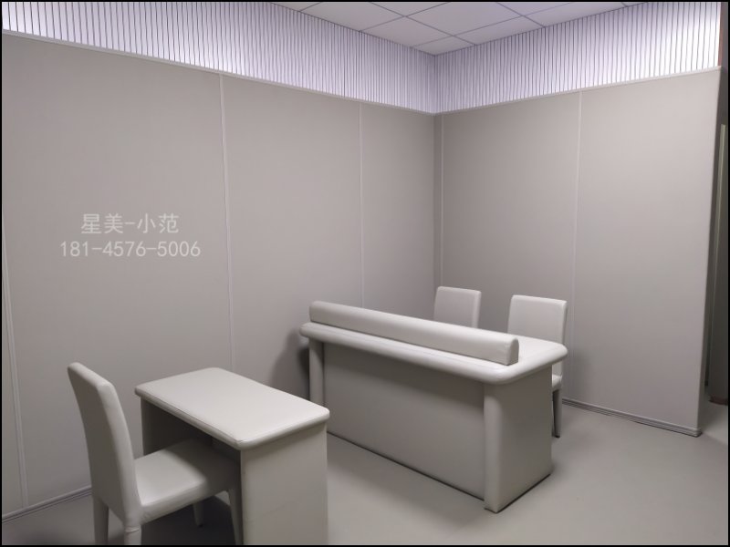 审讯室防撞墙面软包案例图2 审讯室防撞墙面软包案例图1