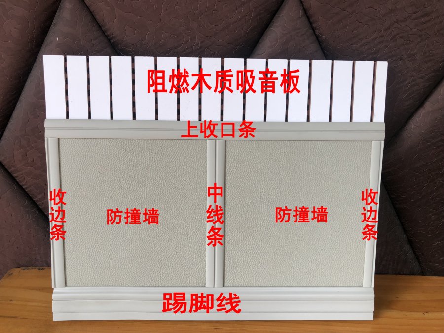 谈话室软包墙面安装解释图