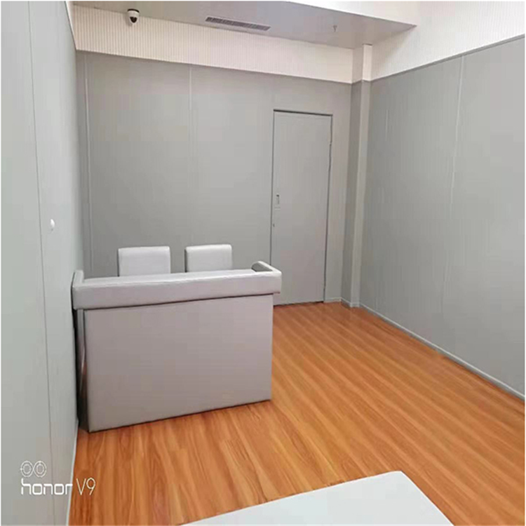 询问室防撞软包室内墙面建设方案